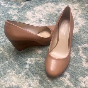 Franco Sarto Women’s Nude Hedge Heel 8.5
